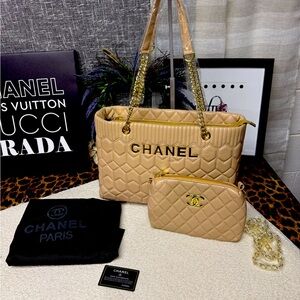 Beautiful, high quality, quilted tote